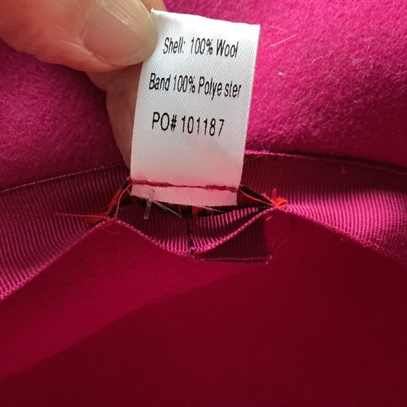 San Diego Hat Co Fuchsia Wool Hat NWOT - Picture 4 of 4